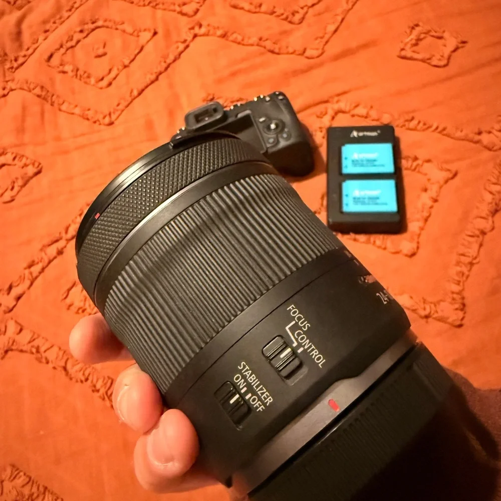 Canon EOS R Mirrorless Camera with Lens and Accessories - Black